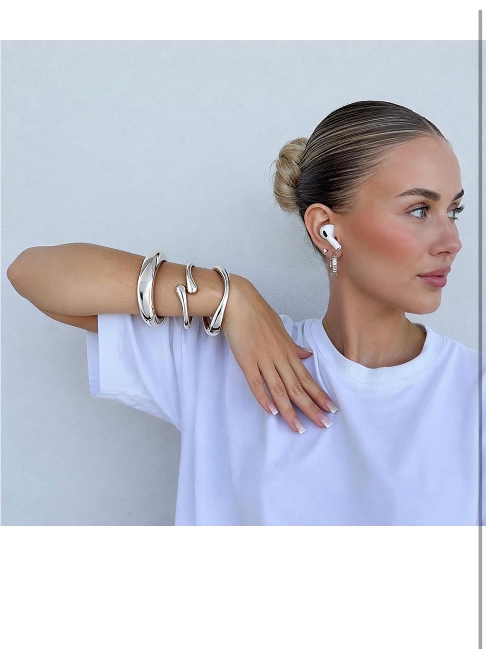 Silver Bangles - Picture 2 of 3